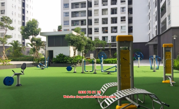 Dụng cụ thể dục thể thao công viên tại Hậu Giang